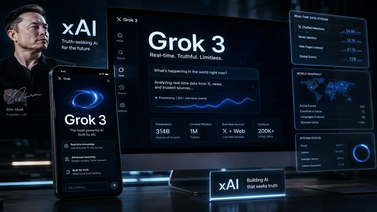 Inside Grok 3: The Powerful AI Model Built by Elon Musk’s xAI 1 Inside Grok 3: The Powerful AI Model Built by Elon Musk’s xAI