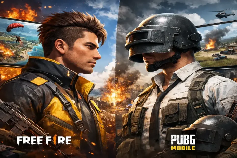 Free Fire vs PUBG